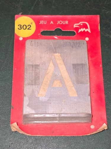 Lettres pochoirs alphabet - lettres, 40