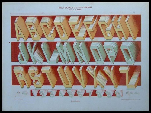 Lettres art nouveau 1903 - 1903,