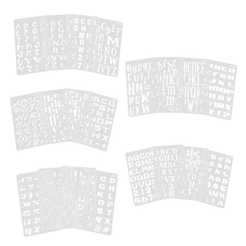 Sheets pochoir lettres - sheets,