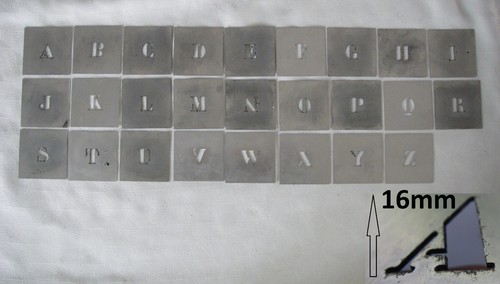 Complet alphabet 16mm - alphabet, /
